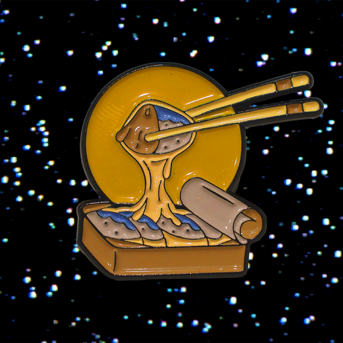 SARDINE TIN ENAMEL PIN